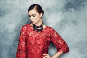 Record woman dress